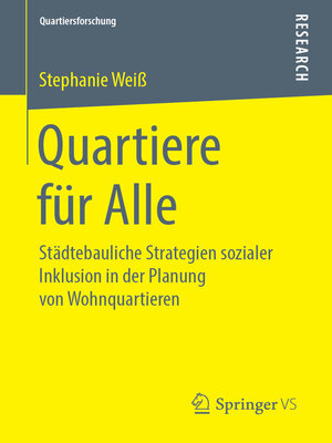 cover image of Quartiere für Alle